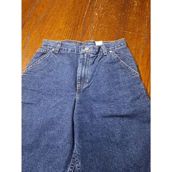 New 12 Regular Faded Glory Cotton Denim Blue Jean Shorts w Pockets Belt Loops - Picture 2 of 2